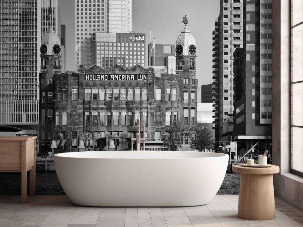 Hotel New York in bianco e nero Rotterdam 