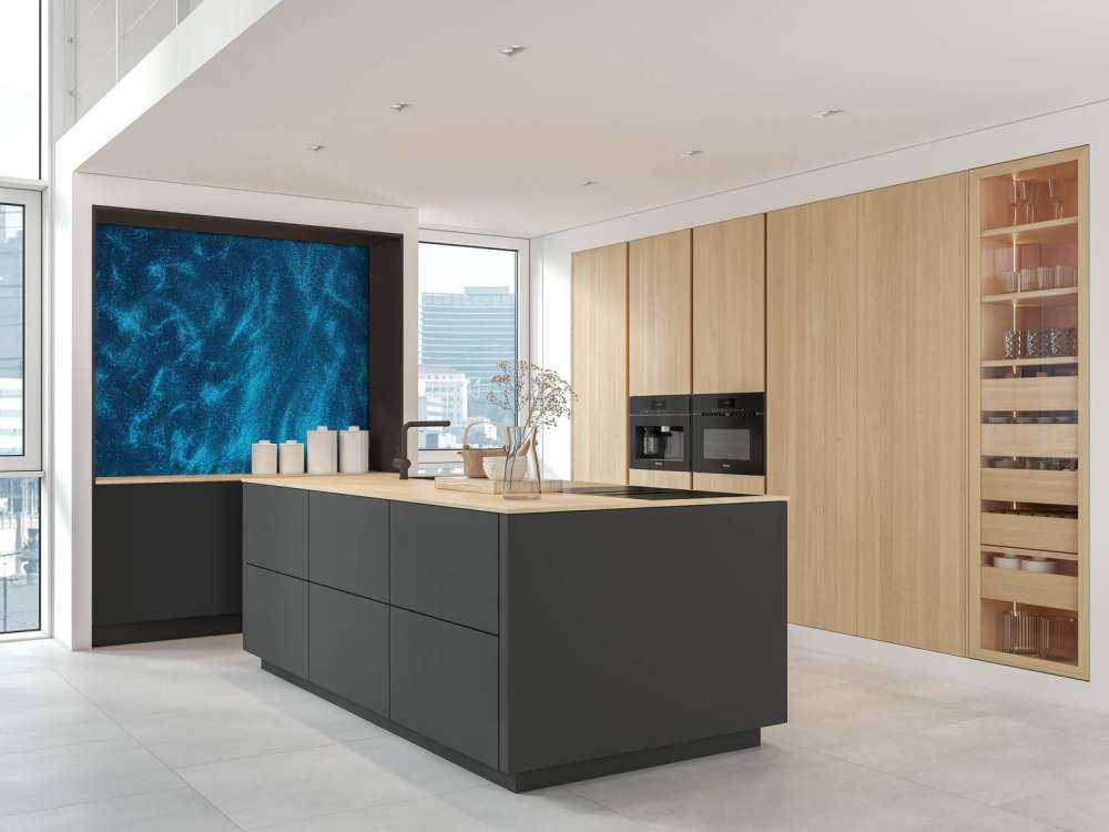 Ruscello di glitter blu