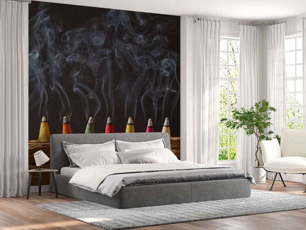 Bastoncini d'incenso colorati