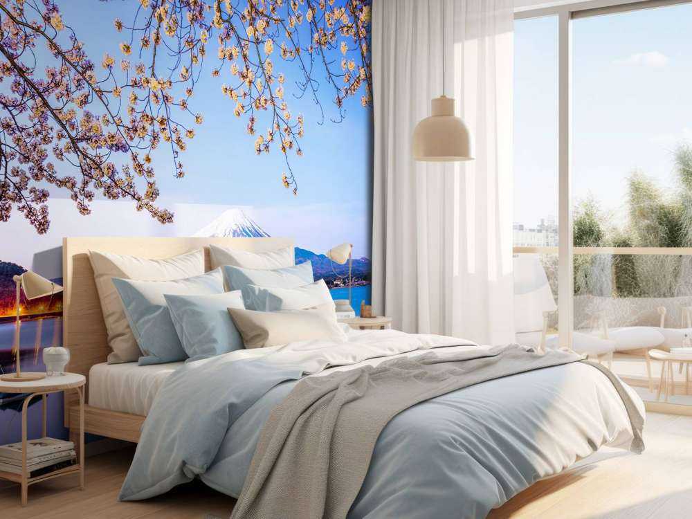 Il Monte Fuji in riva al mare