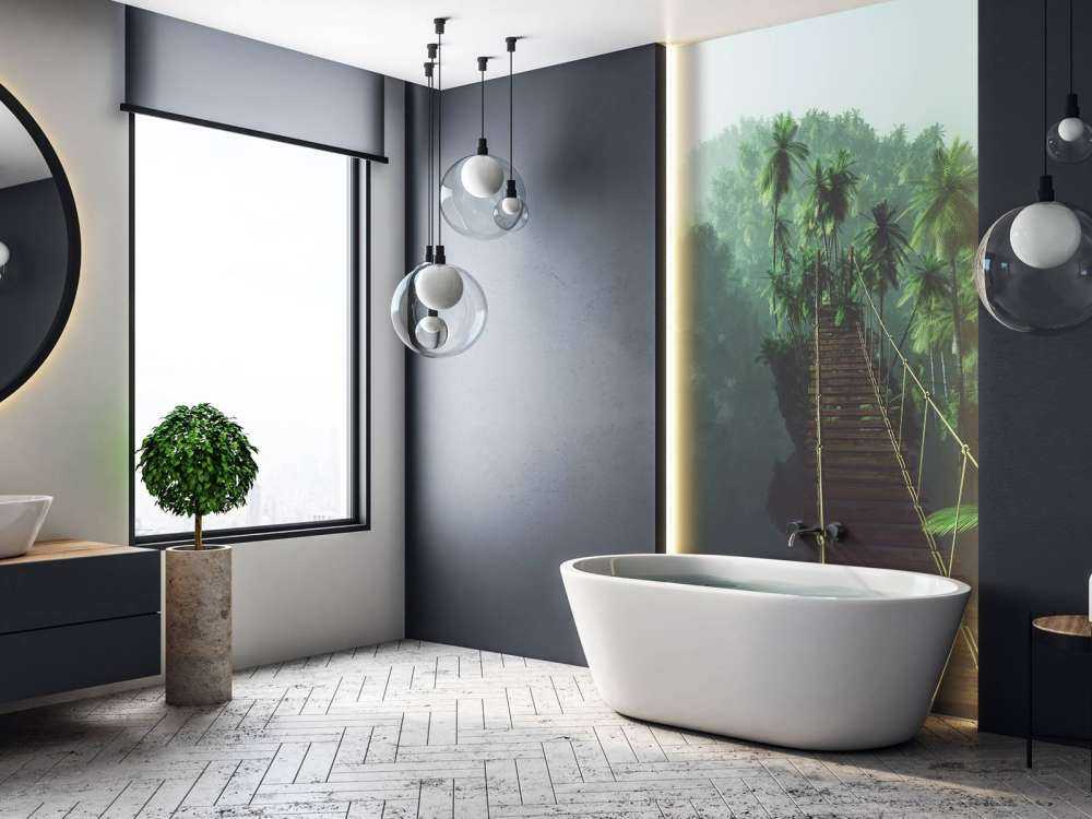 Ponte di corda nella nebbia