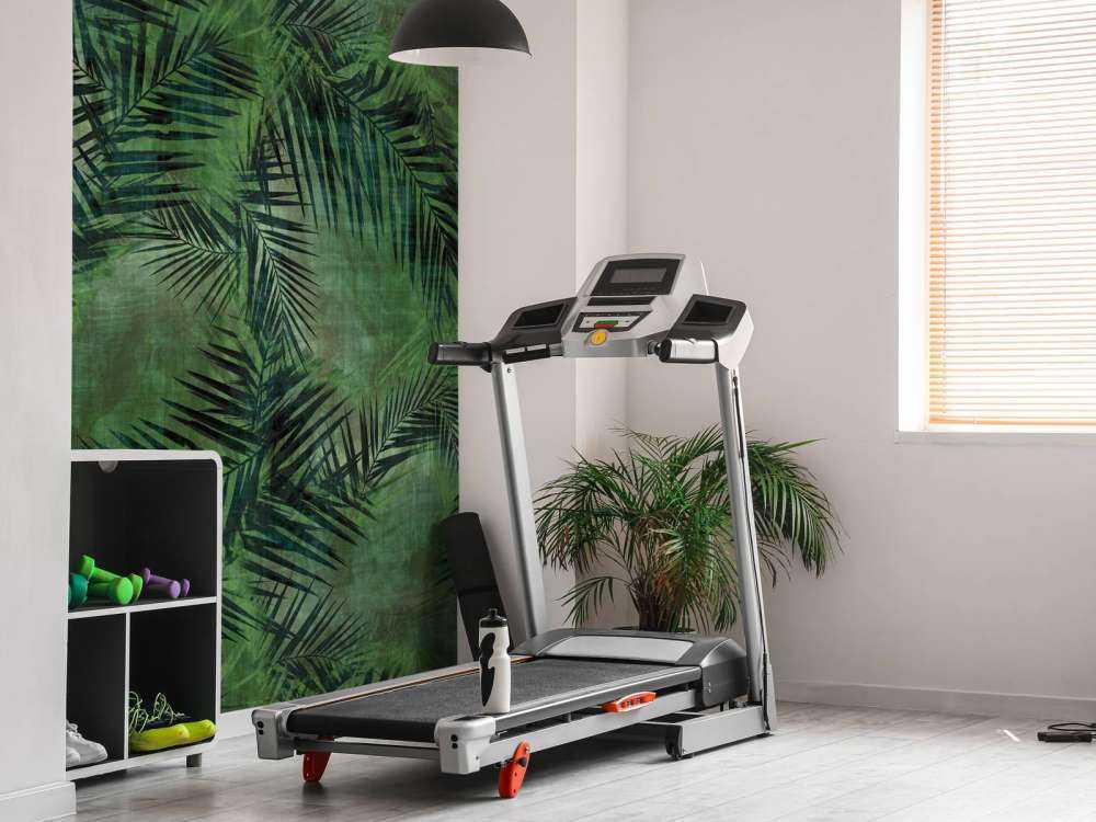 Foglie verdi tropicali