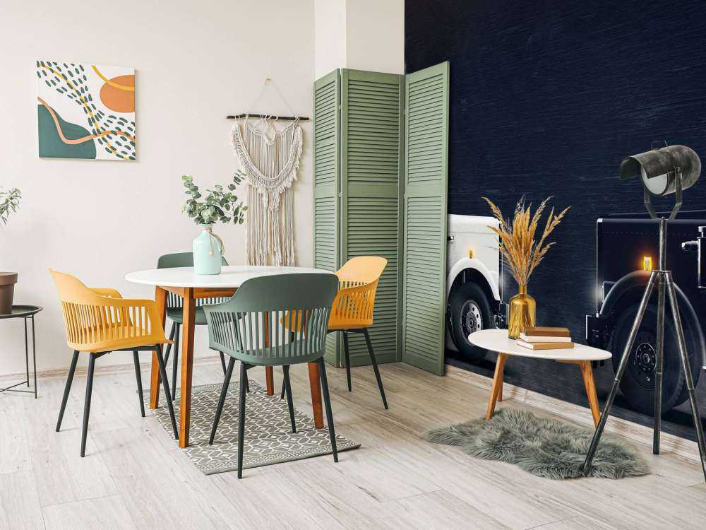 Camion bianco e nero