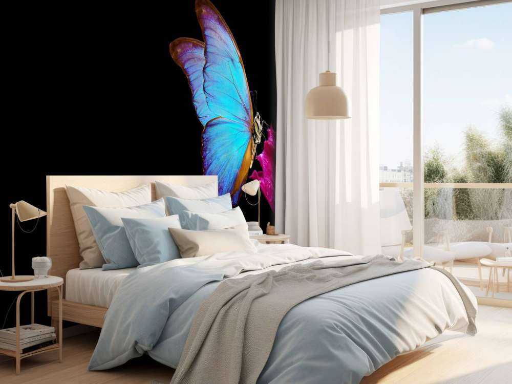 Farfalla su tulipano