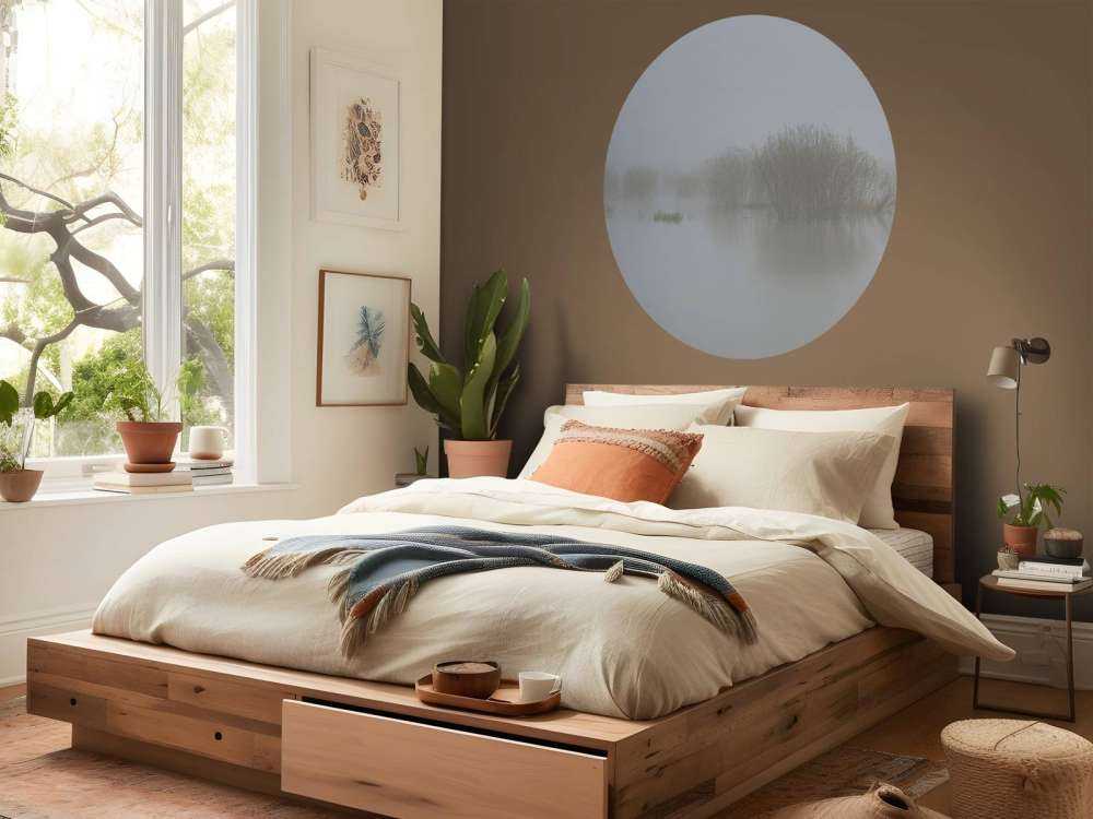 Nebbia nella riserva naturale