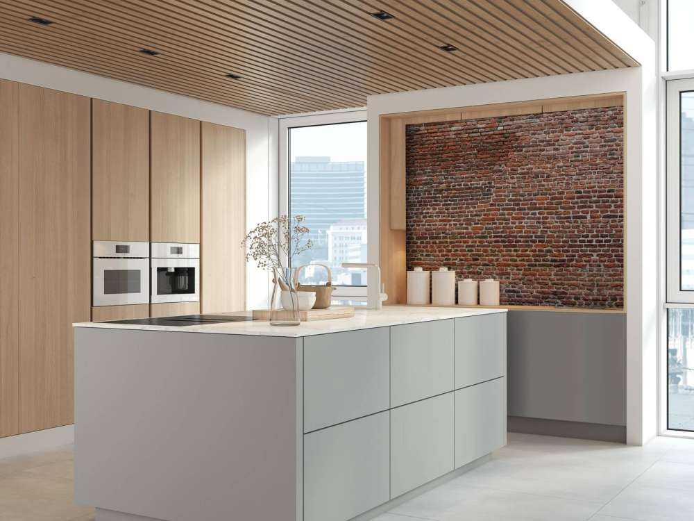 Parete esterna restaurata