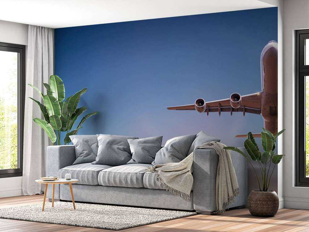 Aereo con un bel sole