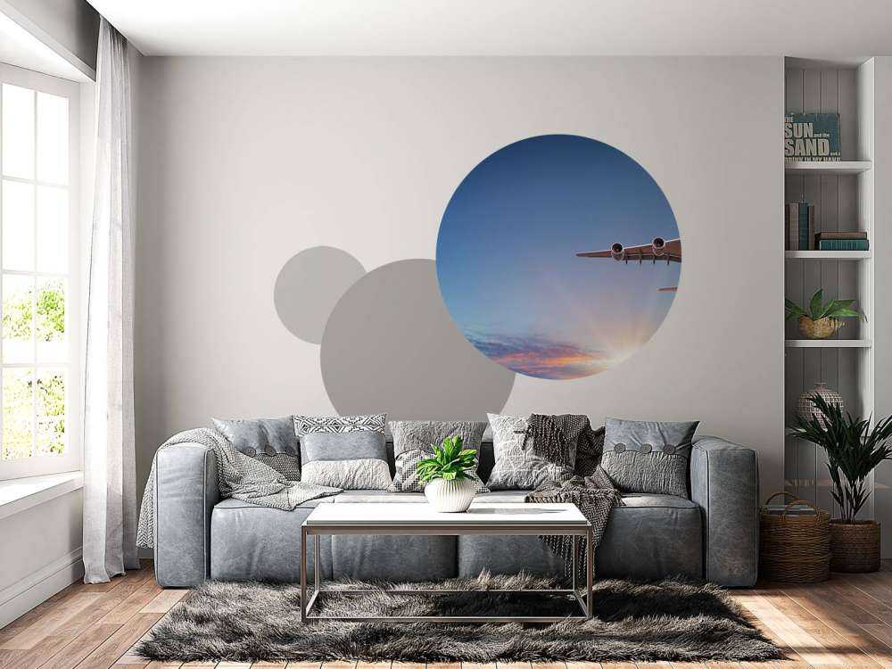 Aereo con un bel sole