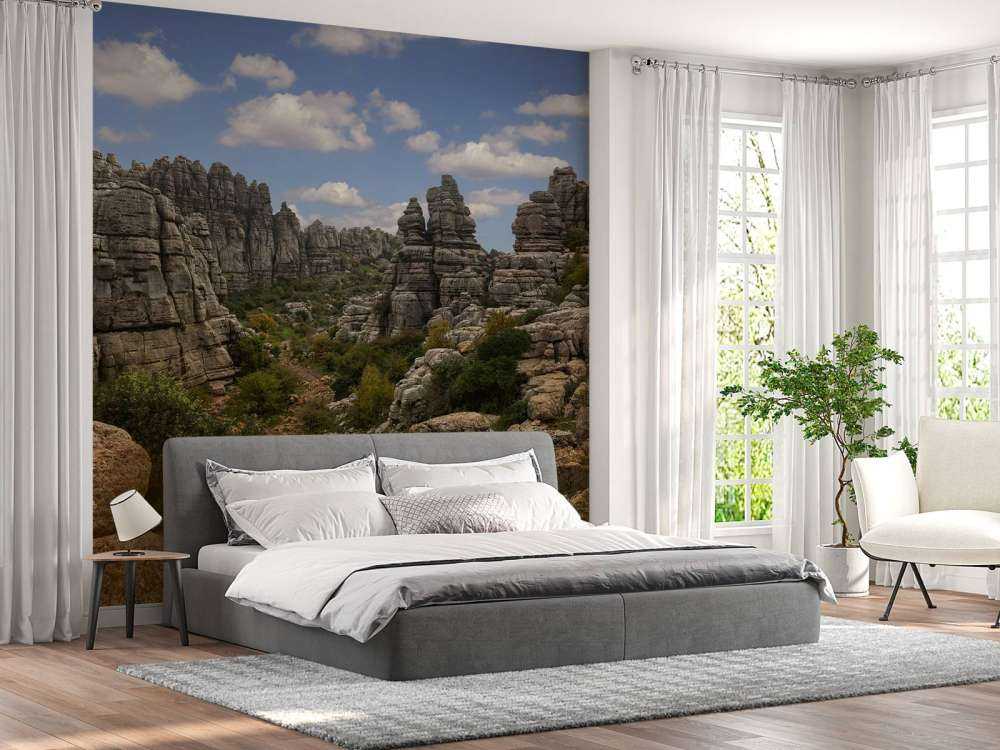 Rocce con il cielo blu