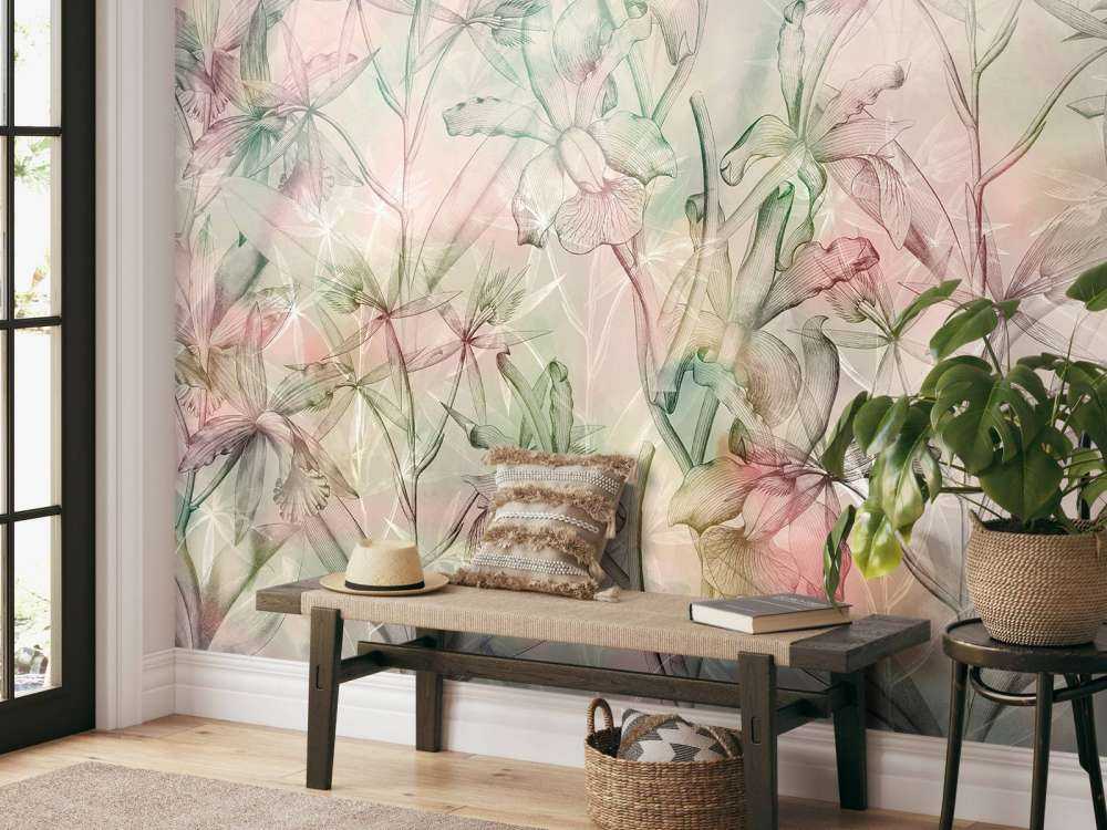 Miraggio di Orchidea in Pastelli Sofisticati