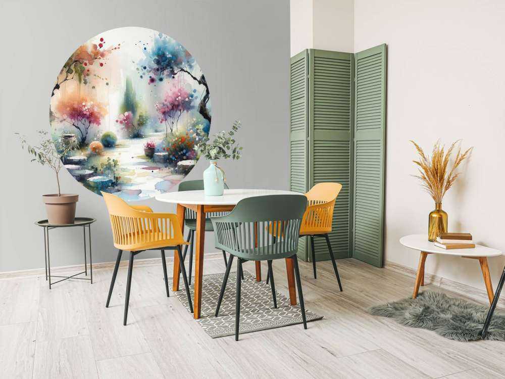 Dreamlike Garden Pathway Scene