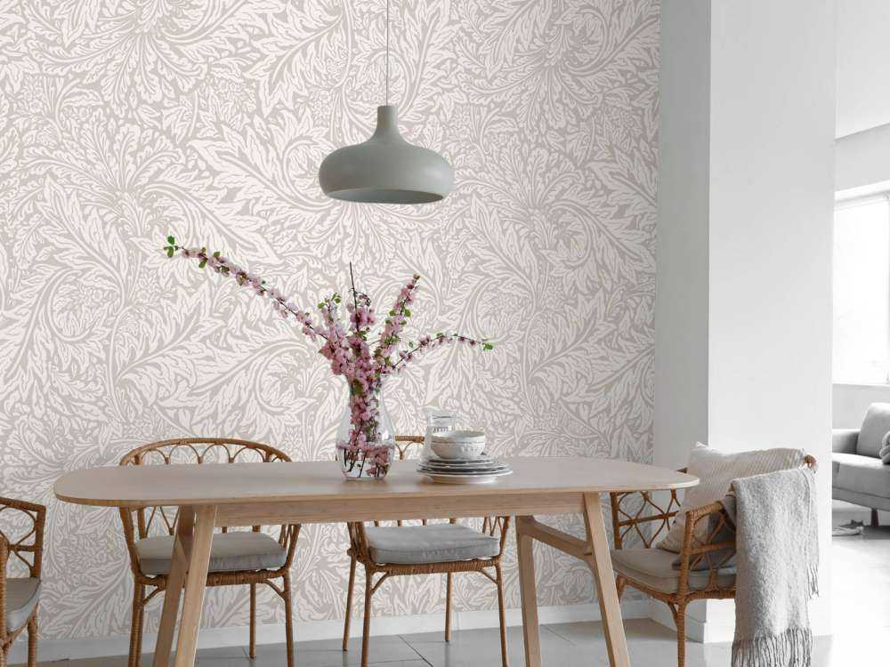 Morris Florals & Leaves - beige neutro