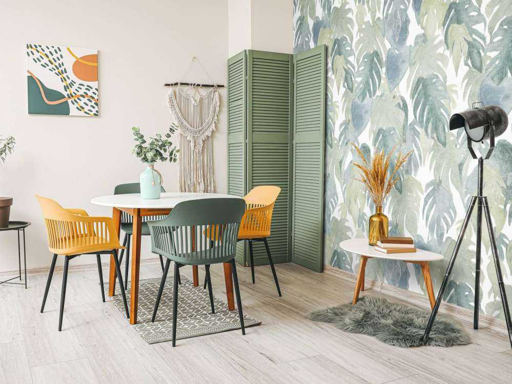 Palme tropicali ad acquerello