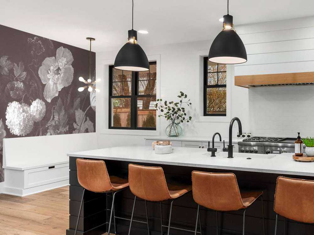 Natura morta di fiori barocchi - seppia scuro