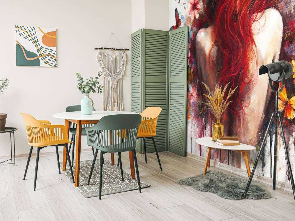 Watercolor Butterfly Woman Body #5