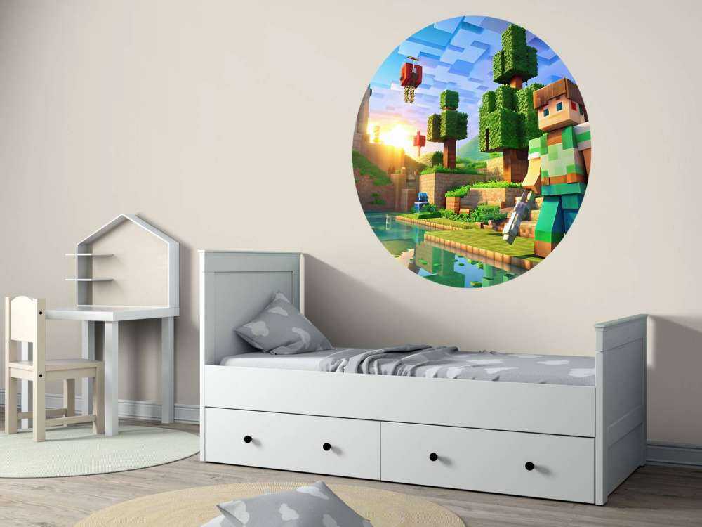 Tramonto nella valle a blocchi