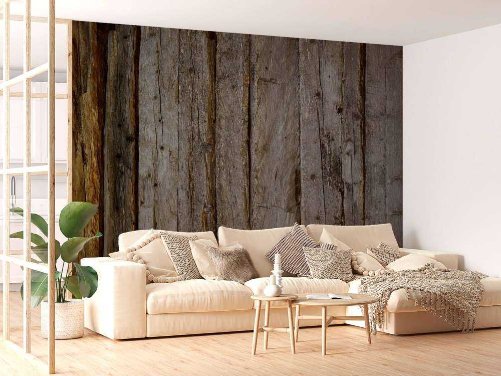 Vecchie travi logorate dalle intemperie