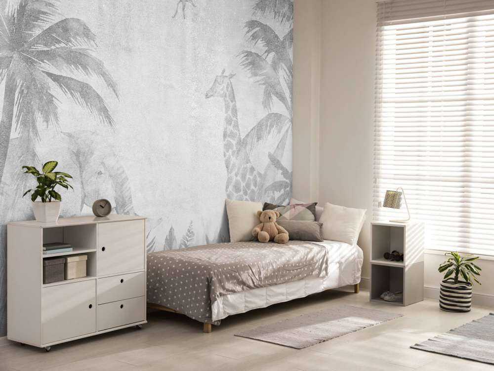 Allegri animali della giungla sul cemento