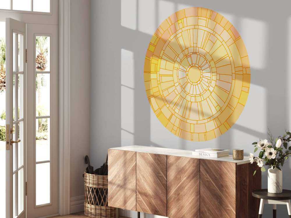 Mosaico di raggi di sole