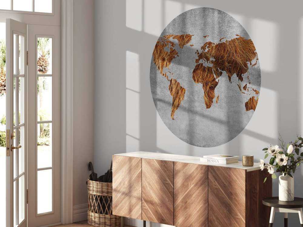 Mappa del mondo con texture