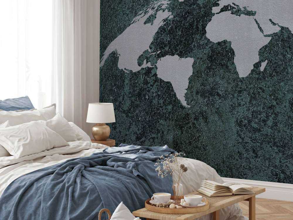 Mappa del mondo con texture