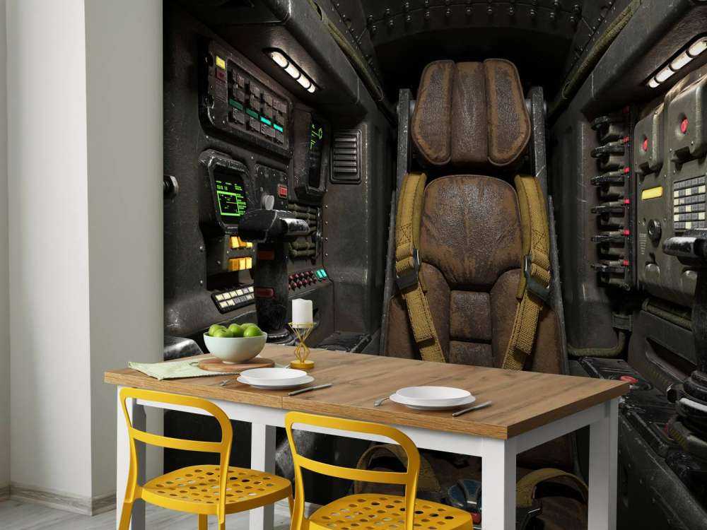 Cabina di pilotaggio dell'astronave