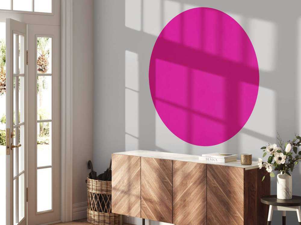 Calcestruzzo rosa neon