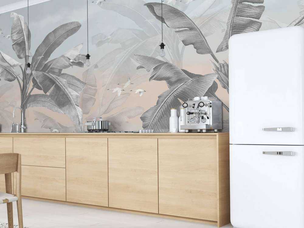 Alberi di banane tropicali