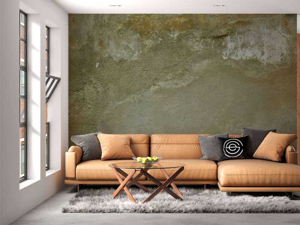 Muro con stucco restaurato