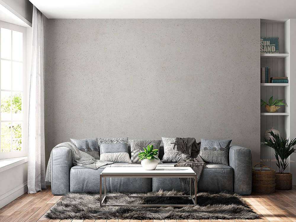 Struttura in calcestruzzo con pietre fini