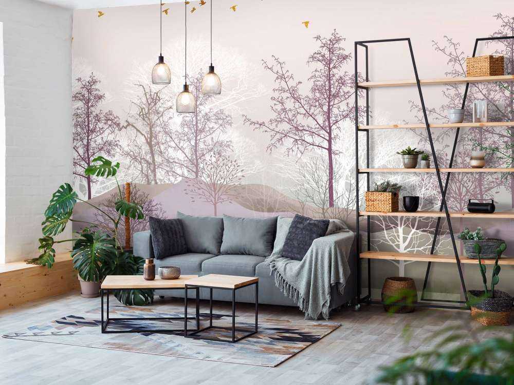 Paesaggio con alberi