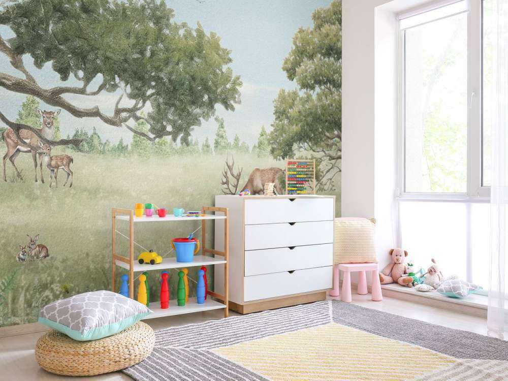 Paesaggio con animali