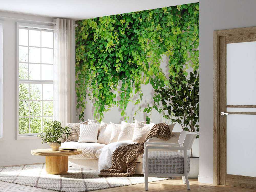 Ramas verdes colgantes