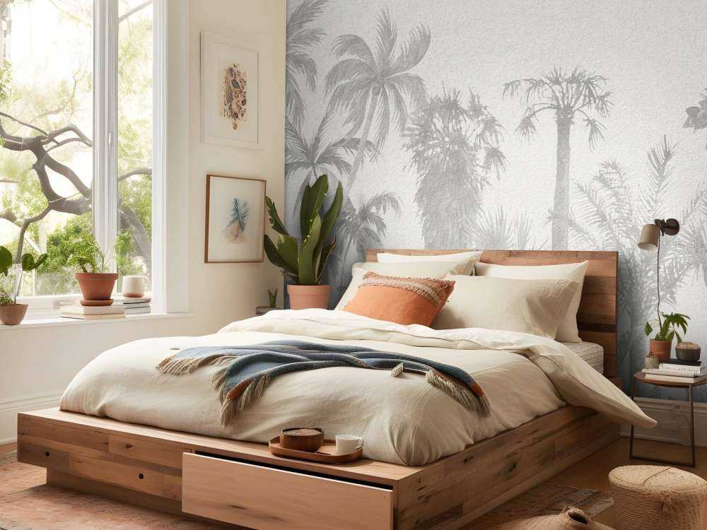 Giungla in tonalità di grigio