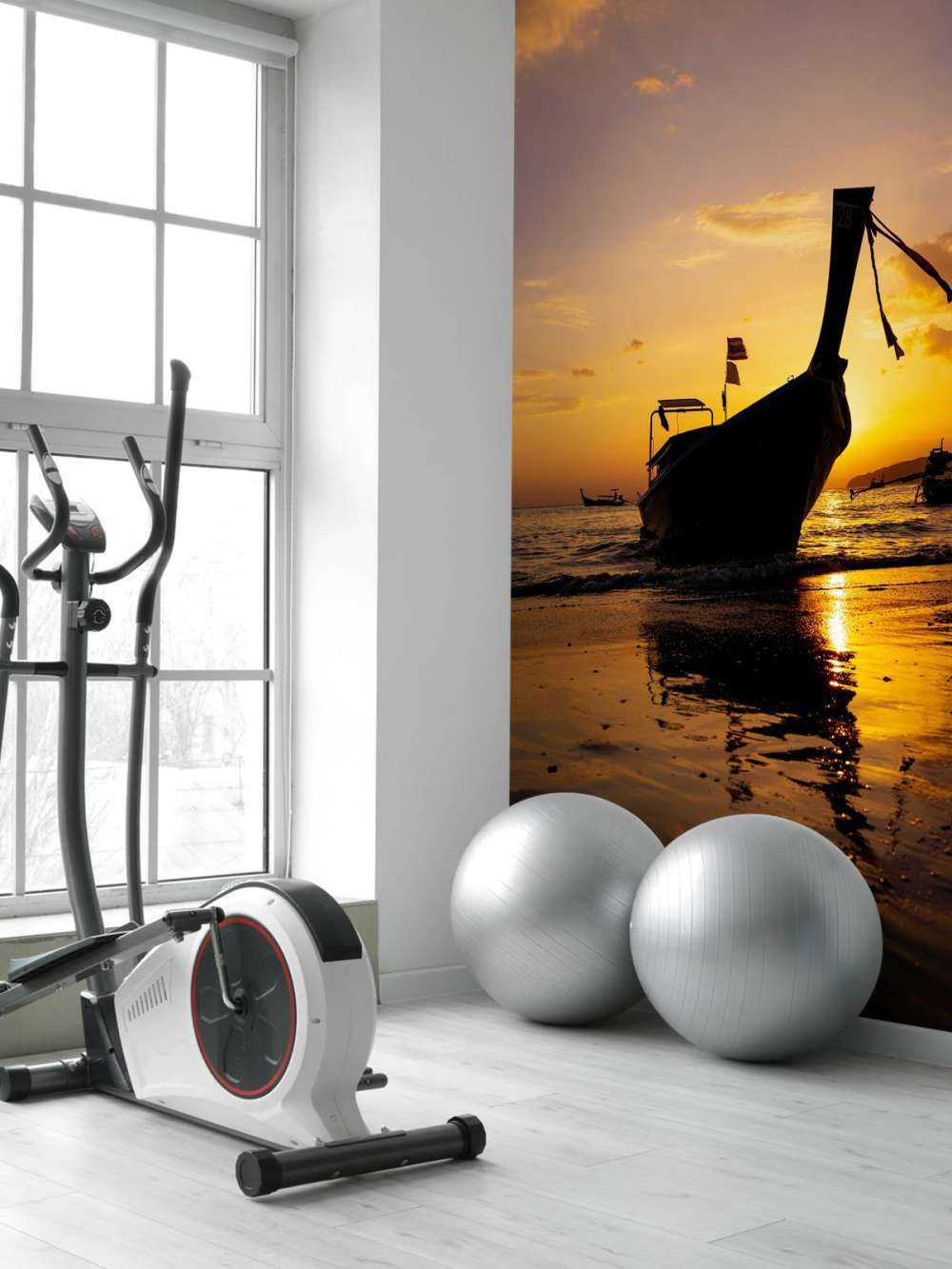 Barca tradizionale a coda lunga