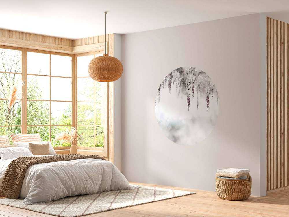 Gentile Giardino di Glicine Bianco