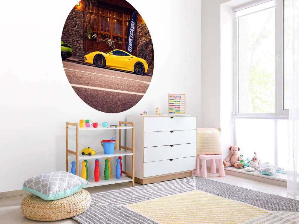 Auto esclusive presso la lodge in legno