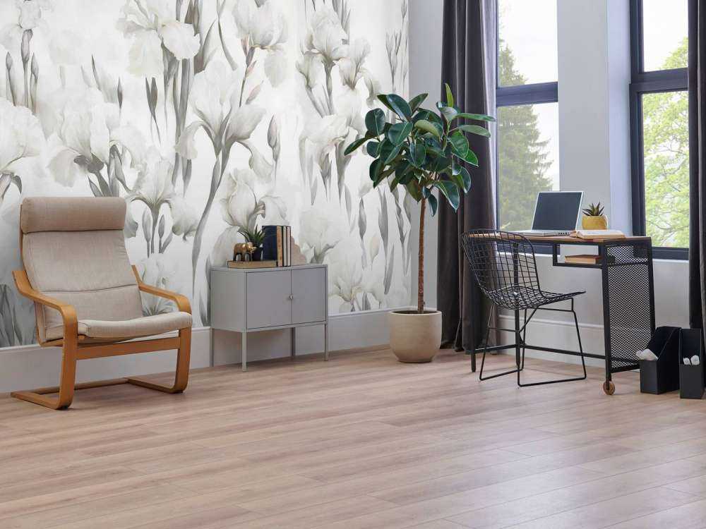 Iris danzano beige caldo senza soluzione di continuità