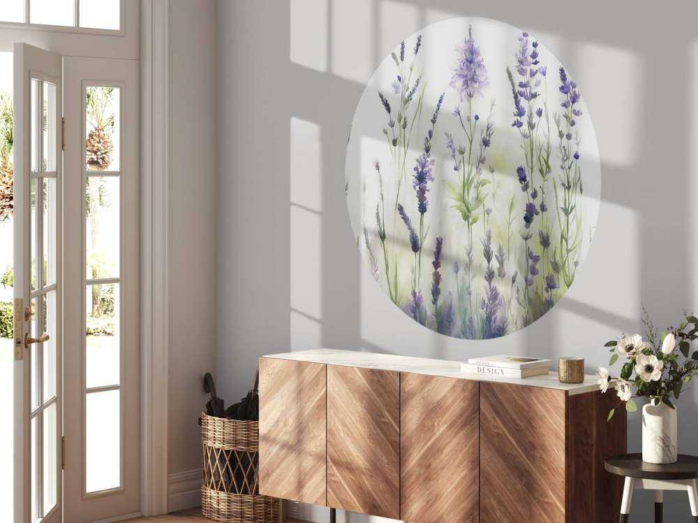 Lavanda Glade Seamless Lilla Sfumata