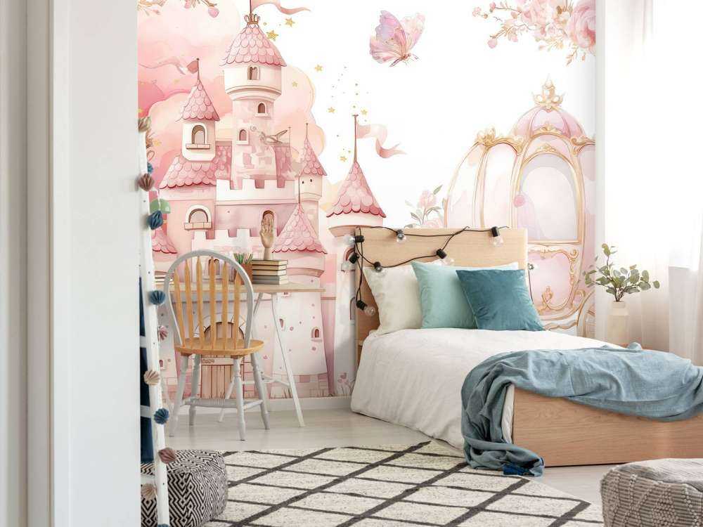 Castello delle favole e carrozza di rose