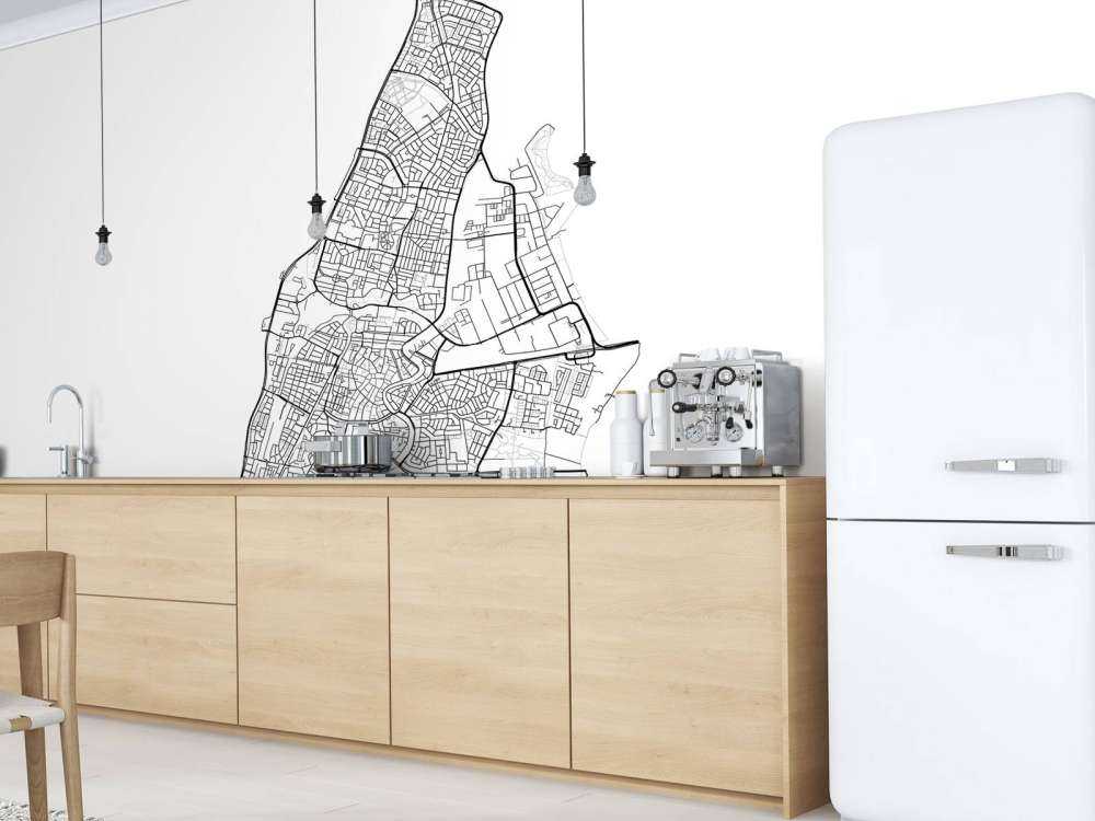 Mappa di Haarlem, bianco