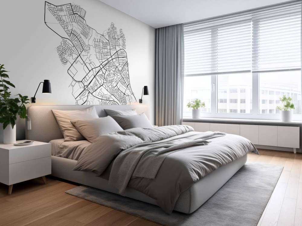 Mappa di Zwolle, bianco