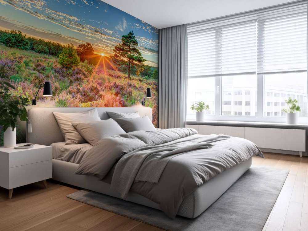 Tramonto in campagna