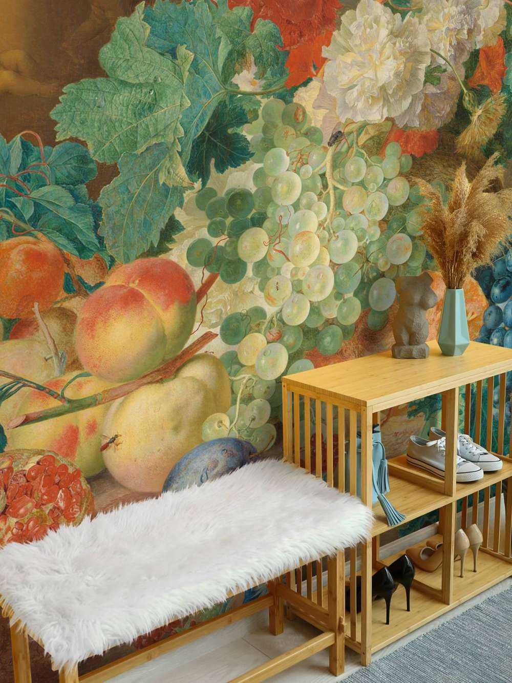 Natura morta con fiori e frutta, Jan van Huysum