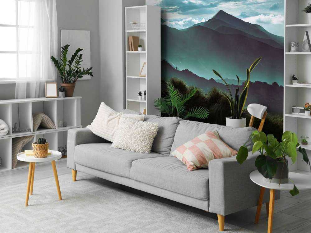 Giungla con montagne