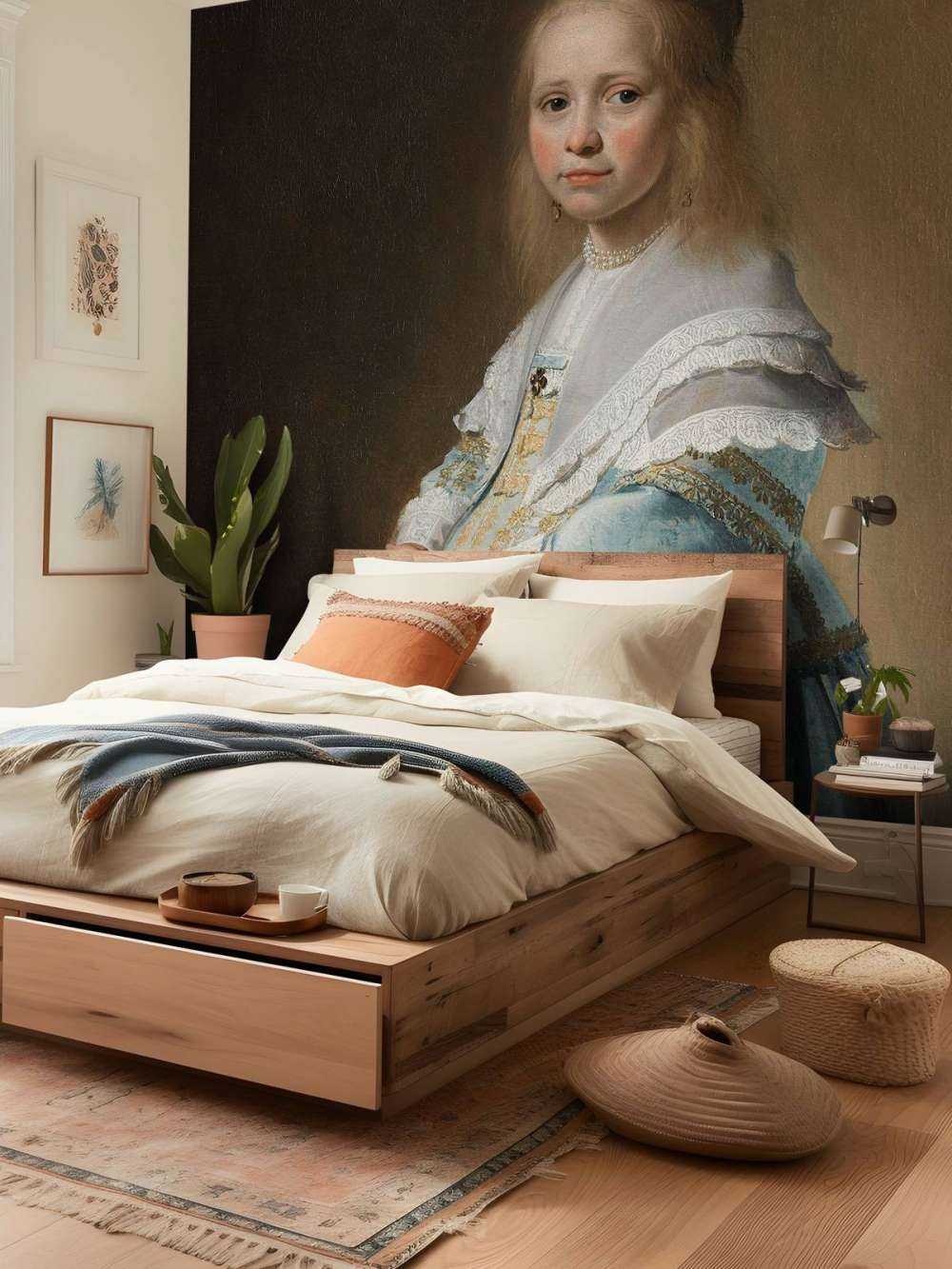 Ritratto di ragazza in blu