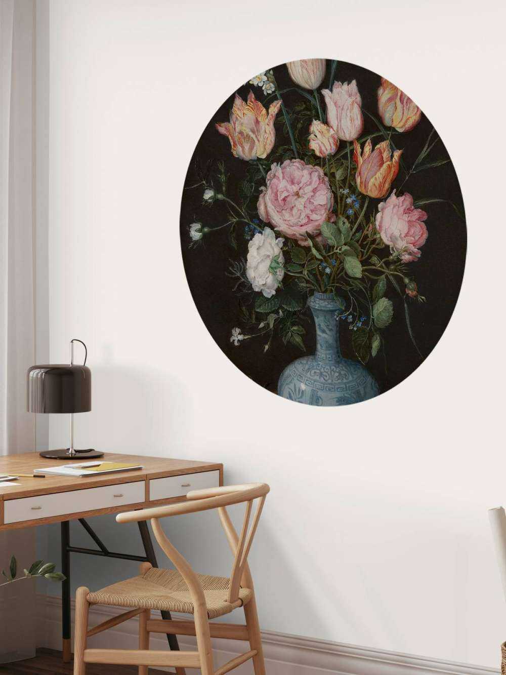 Vaso Wan-Li con fiori