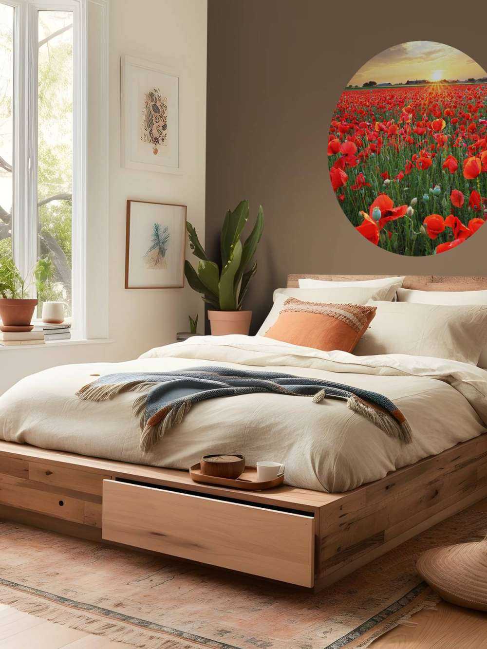 Papaveri al tramonto