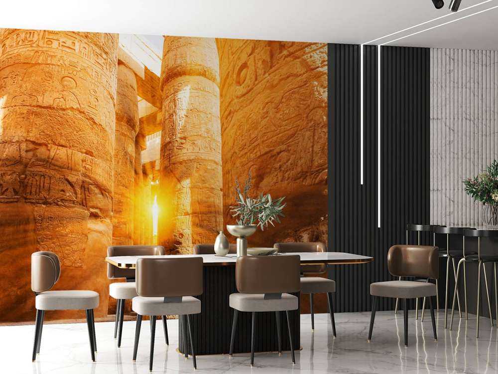 Il sole attraverso le rovine