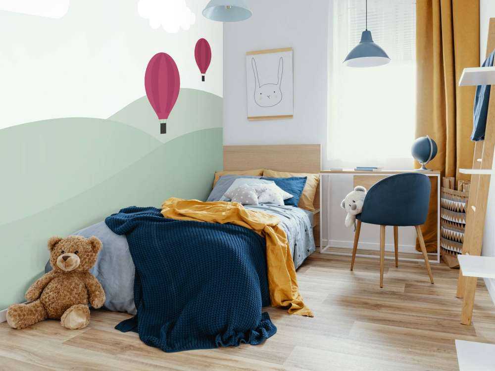 Colline con mongolfiere